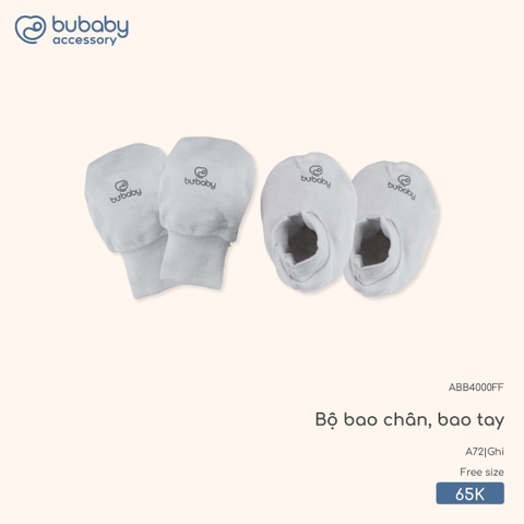 BU - Bộ bao chân, bao tay ABB4000FF - Ghi -  - SS25.T9B