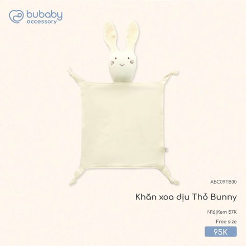 BU - Khăn xoa dịu Thỏ Bunny ABC09TB00 - Kem 57K - SS25.T8A