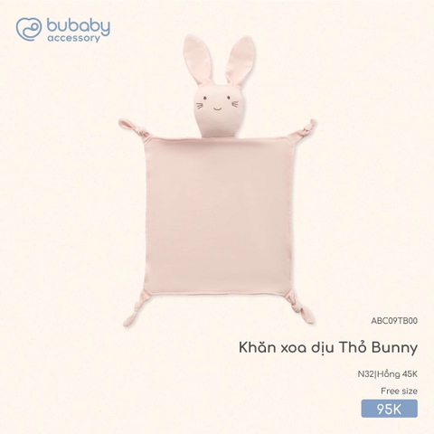 BU - Khăn xoa dịu Thỏ Bunny ABC09TB00 - Hồng 45K - SS25.T8A
