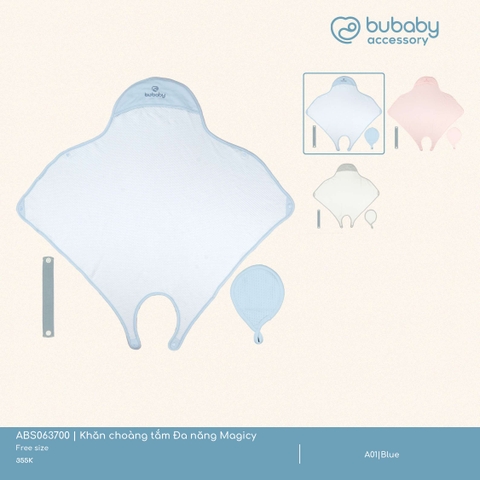 BU - Khăn choàng tắm Đa năng Magicy - ABS063700 - Blue - FS - SS25.T2A