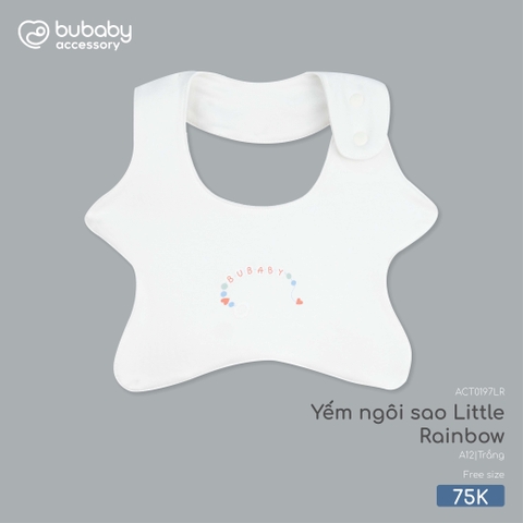 BU - Yếm ngôi sao Little Rainbow - ACT0197LR - Trắng - Free size - SS26.T4C