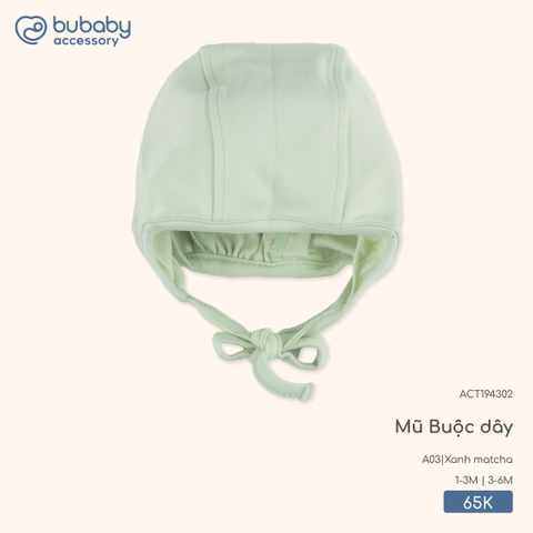 BU - Mũ Buộc dây ACT194302 - Xanh matcha -  - SS25.T9B