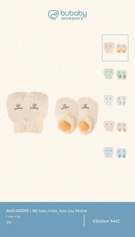BU S10 - Bộ bao chân, bao tay Molist - AMD400000 - Kem 8442 - FS - SS25.T3A