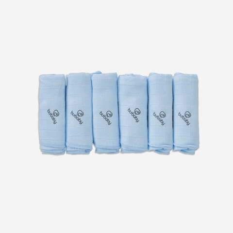 BU - Khăn sữa Muslin pack 6  - A01|Blue - AMU104806 - Free size - SS24.T6A
