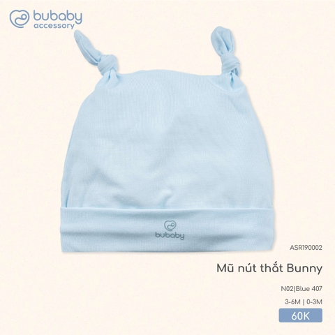 BU - Mũ nút thắt Bunny ASR190002 - Blue 407 - Mỏng - SS25.T8C