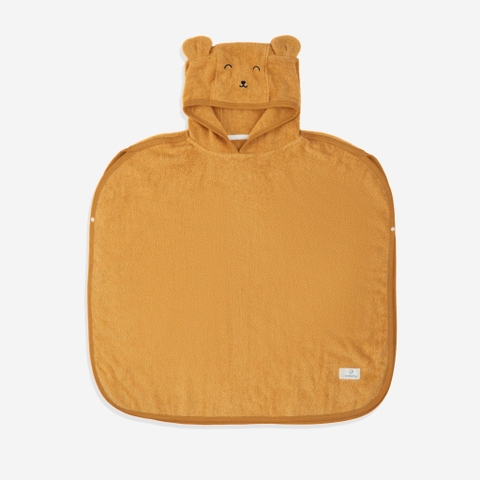Khăn choàng tắm chui đầu Terry | Free size - Vàng Mustard