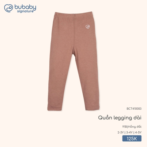 BU - Quần legging dài - BCT410003 - Hồng đất - 4-5Y - SS25.T9B