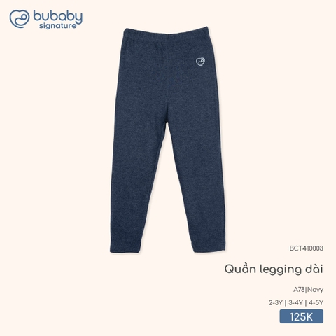 BU - Quần legging dài - BCT410003 - Navy - 3-4Y - SS25.T9B