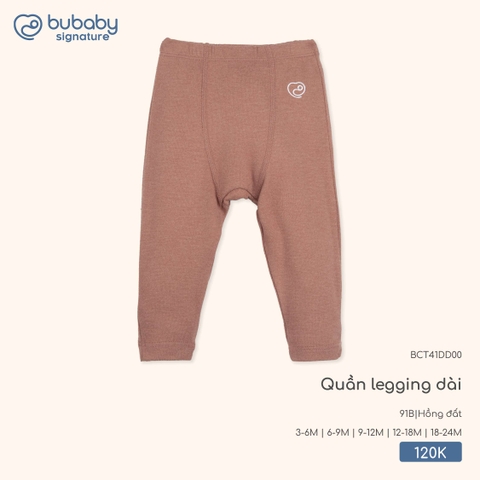 BU - Quần legging dài BCT41DD00 - Hồng đất - Trung - SS25.T9B