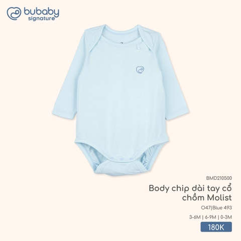 BU - Body chip dài tay cổ chồm Molist BMD210500 - Blue 493 - SS25.T9C
