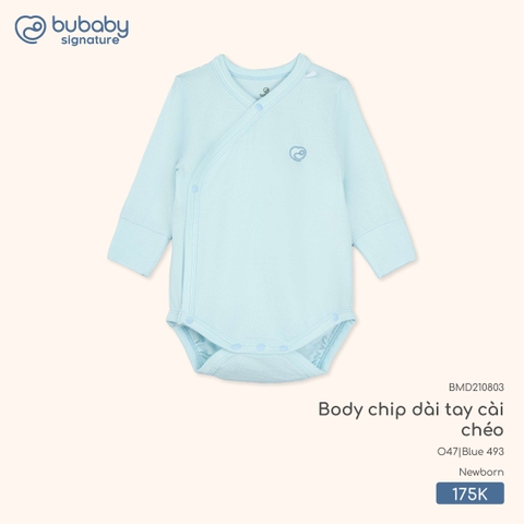 BU - Body chip dài tay cài chéo BMD210803 - Blue 493 - SS25.T9C