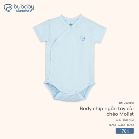 BU - Body chip ngắn tay cài chéo BMD230801 - Blue 493 - SS25.T9C