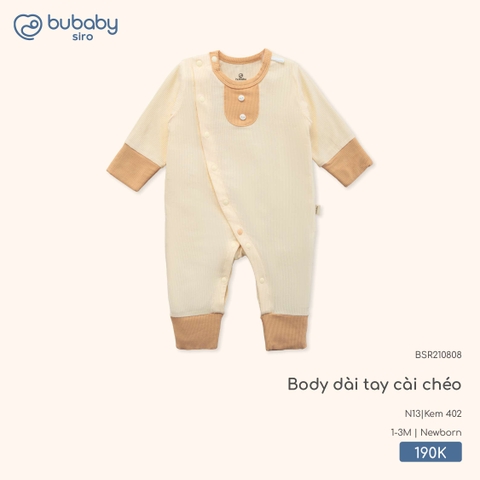 BU - Body dài tay cài chéo BSR210808 - Kem 402 - SS25.T9C