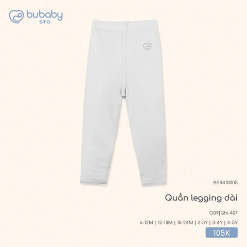 BU - Quần legging dài BSR410005 - Ghi 407 - SS25.T8A