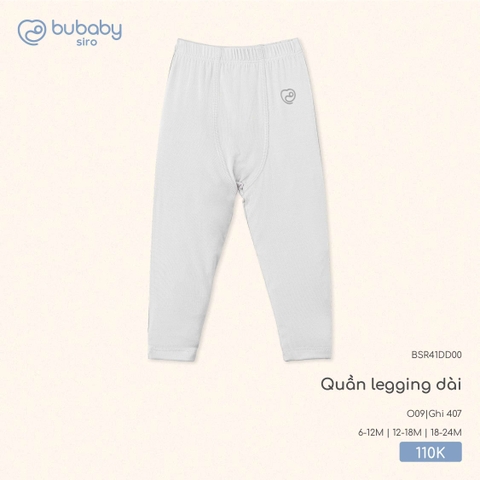 BU Z10 - Quần legging dài - BSR41DD00 - Ghi 407 - 18-24M - SS25.T8A