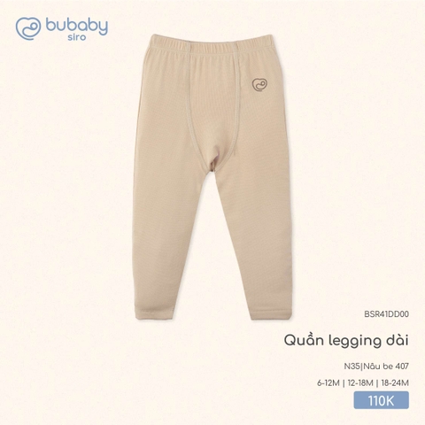 BU Z10 - Quần legging dài - BSR41DD00 - Nâu be 407 - 12-18M - SS25.T8A