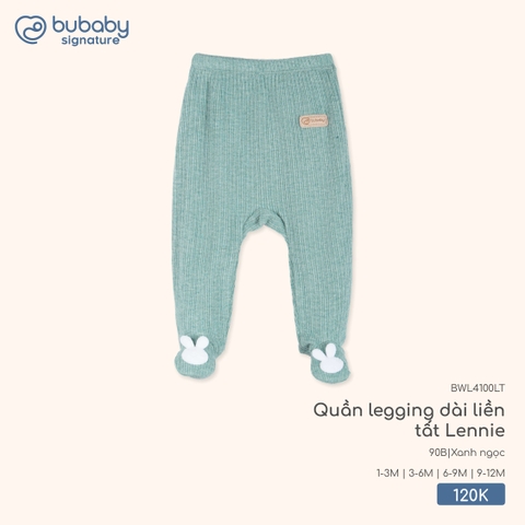BU - Quần legging dài liền tất Lennie - BWL4100LT - Xanh ngọc - 1-3M - SS25.T10B