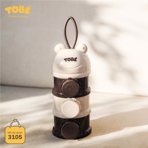 Tobe - Hộp chia sữa ba tẩng RICARD - Brown