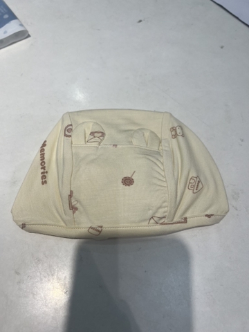 Mũ bonnet tai gấu Bambus 3-6M