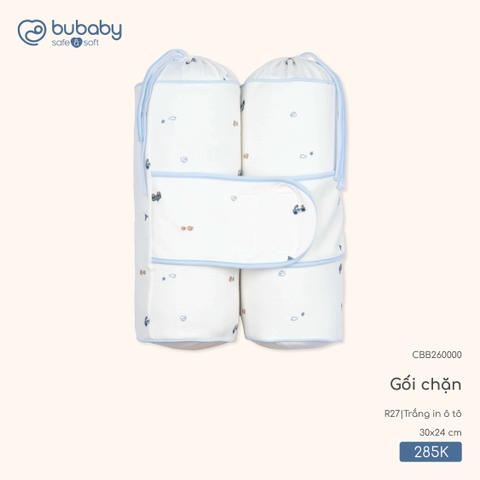 BU - Gối chặn - CBB260000 - Trắng in ô tô - 30x24 cm - SS26.T1B
