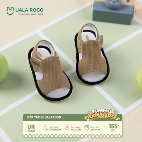 UR S30 - Dép Tập Đi Cho Bé UR 5668 - Nâu - SS25.T4A - Nâu - 140