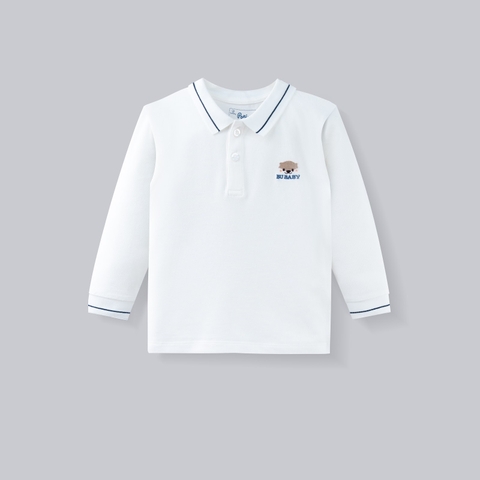 BU - Áo Polo dài tay Bubu - PPN310300 - Trắng - 6-12M - SS26.T9A