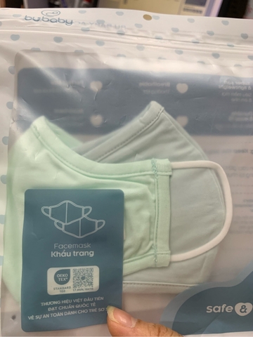 BU - Khẩu trang Bambus - ABB030000 - Mint + Xanh bạc hà 54D - FS - SS25.BP