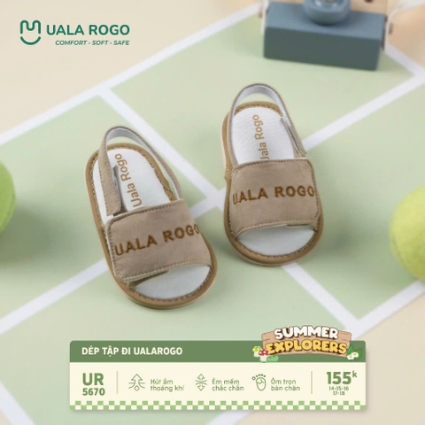 UR - Dép Tập Đi Cho Bé UR 5670 - Nâu - SS25.T4A - Nâu - 150