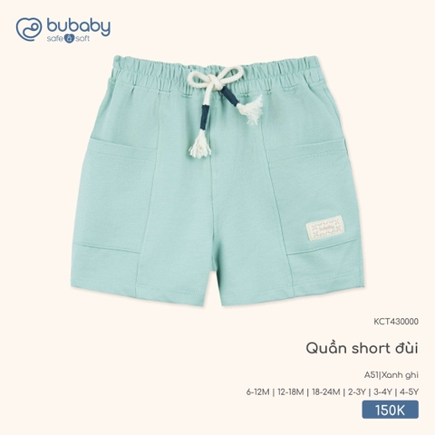 BU - Quần short đùi - KCT430000 - Xanh ghi - 12-18M - SS26.T2A