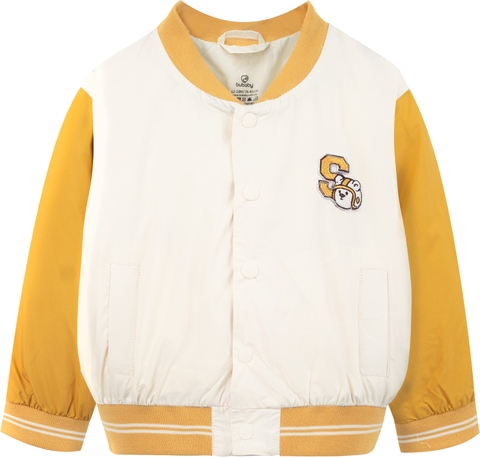 BU ĐÂY - Áo khoác gió Bomber 2 lớp - SWI3102BB - Kem + Vàng - 18-24M - BD
