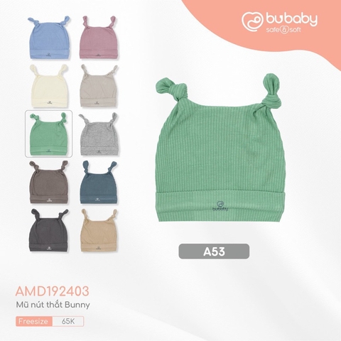 BU - BU - Mũ nút thắt Bunny - Free size - Xanh lục - AMD192403.FREA53 ZT1