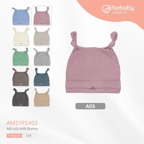 BU - Mũ nút thắt Bunny - Free size - Hồng - AMD192403.FREA05 ZT1