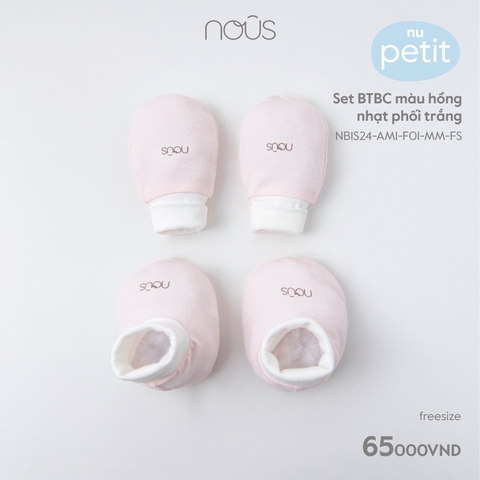 NOUS - Set BTBC màu hồng nhạt phối trắng - |ồng nhạt phối trắng - FS - Set BTBC màu hồng nhạt phối trắng - |ồng nhạt phối trắng - FS - YY