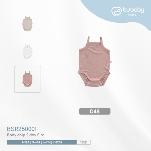 BU - Body chip 2 dây Siro - D48|Hồng ruốc - BSR250001 - SS24.T6A