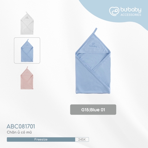 BU - Chăn ủ có mũ - G15|Blue 01 - ABC081701 - Free size - SS24.T7A