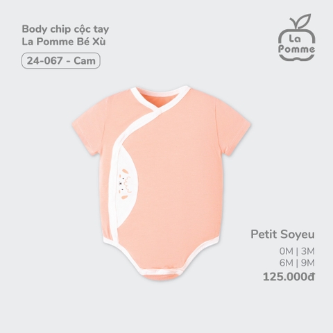 LP - Body chip cộc tay La Pomme Bé Xù - Hồng - SS24.T7A