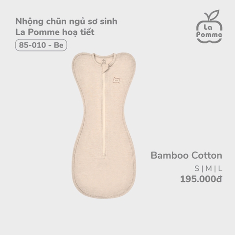 LP - Nhộng chũn ngủ sơ sinh La Pomme hoạ tiết - S Be - SS24.T8B