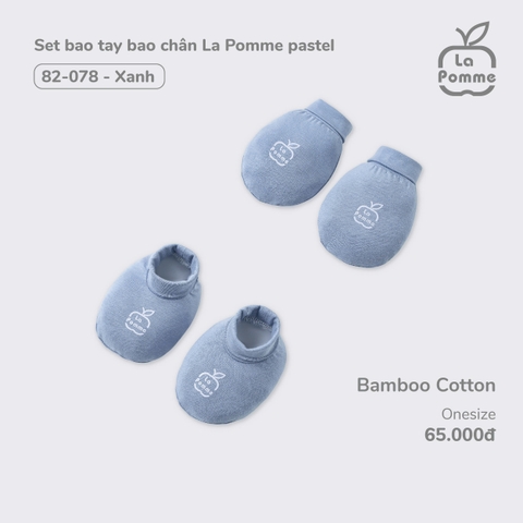 LP - Set bao tay bao chân La Pomme pastel - Xanh - SS24.T10A