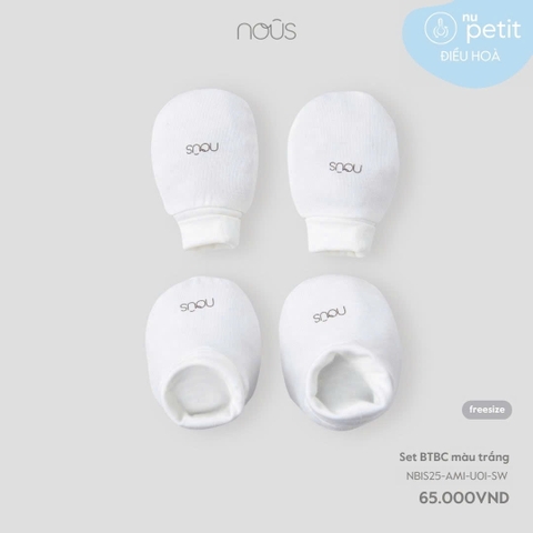 NOUS - Set BTBC màu trắng  - SS25.T7A
