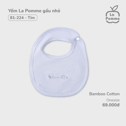LP - Yếm La Pomme gấu nhỏ - Tím - SS24.T11A