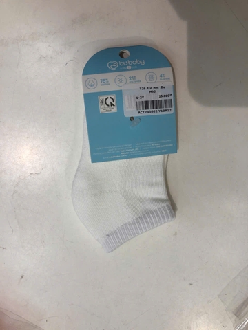 BU - Tất trẻ em Bu Midi - ACT233602 - Trắng - 3-5Y - SS25.BP