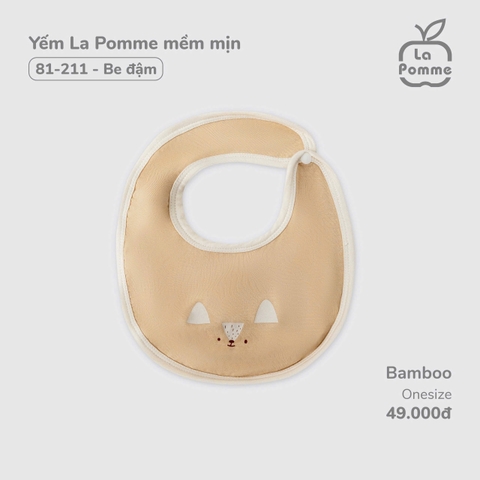LP - Yếm La Pomme mềm mịn - Be đậm - SS24.T12A
