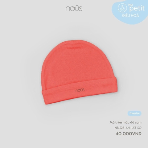 NOUS - Mũ tròn màu đỏ cam - Nu Petit - FS - SS25.T2A - YY