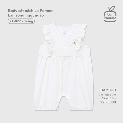 LP S10 - Body sát nách La Pomme Làn sóng ngọt ngào - Trắng - 18-24M - SS25.T6A