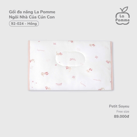 LP - Gối đa năng La Pomme Ngôi Nhà Của Cún Con - Hồng - SS25.T6A