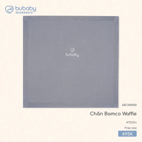 BU - Chăn Bamco Waffle - Ghi - SS25.T7C