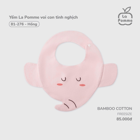 LP - Yếm La Pomme voi con tinh nghịch - Hồng - SS25.T8A