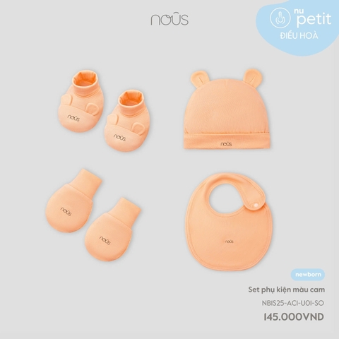 NOUS - Set phụ kiện màu cam - Newborn - SS25.T8A