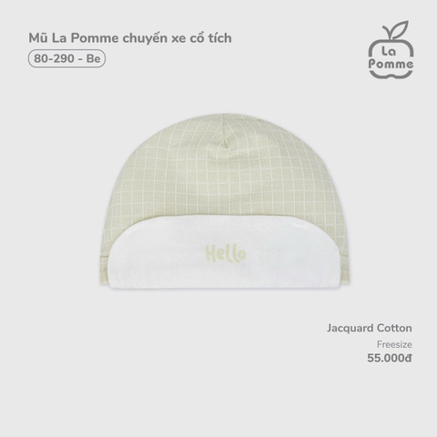 LP - Mũ La Pomme chuyến xe cổ tích - Be - FS - SS25.T9B