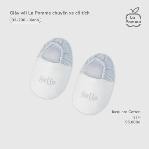 LP - Giày vải La Pomme chuyến xe cổ tích - Xanh - M - SS25.T9B